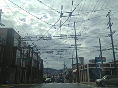 200 yards contest  Potrero Hill Looking East With Wires