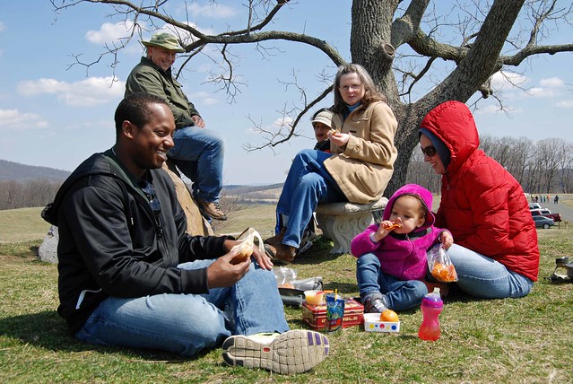Bring the whole family and enjoy a picnic at Sky Meadows State Park, Virginia