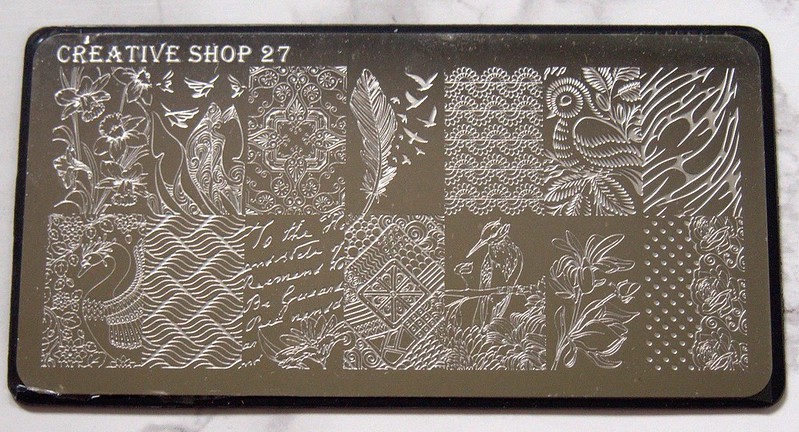 Creative stamping plate