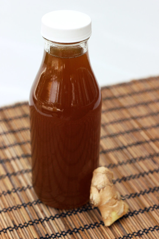 Homemade Ginger Ale - Honey Sweetened - Gluten-free with Vegan option