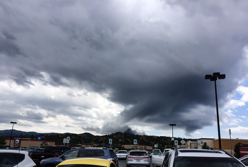 Az Monsoon Storm Over Thumb Butte