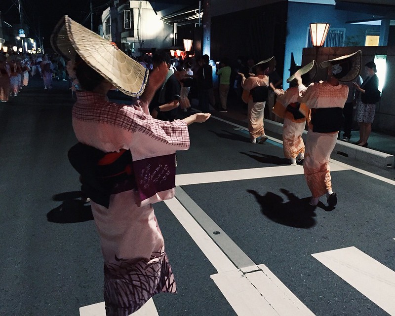 Owara Kaze-no-Bon, traditional festival for appeasing typhoons and praying rich harvest held in Toyama, Japan.