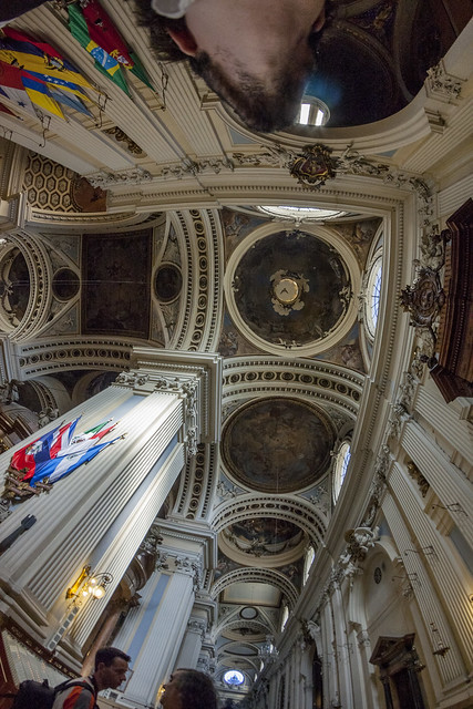 inside the basilica of Our lady of the Pillar