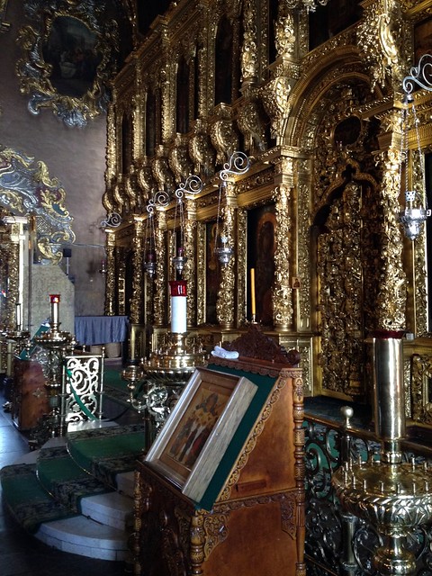 Trinity Lavra of St. Sergius - Iconostasis in Refectory with the Church of St. Sergius