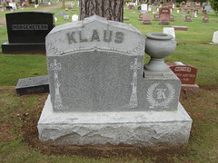 Klaus headstone