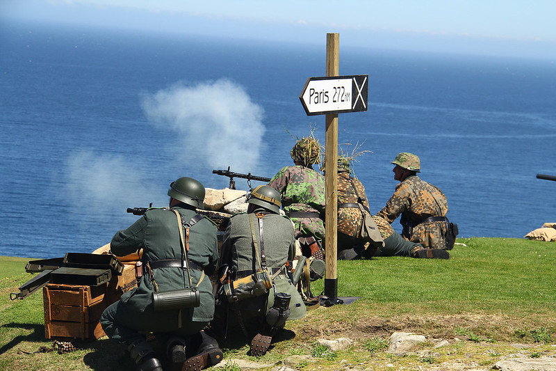 Ariete 2016: La recreación del Desembarco de Normandía en la antigua batería de La Coruña 29189370995_fdd6aa3617_c