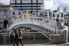 Ha'penny Bridge In Dublin
