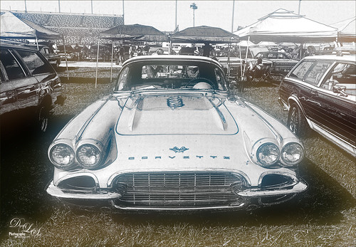 Image of vintage corvette sketch