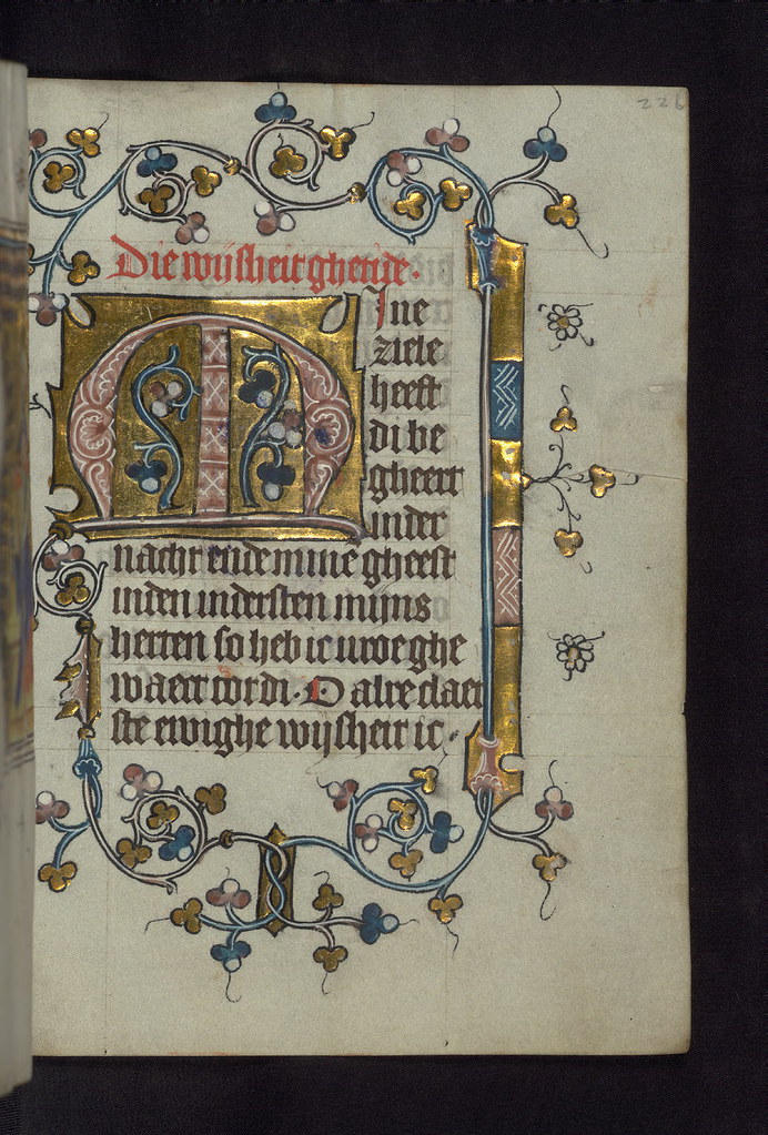 Illuminated Manuscript, Doffinnes Hours, Floral Decoration… | Flickr