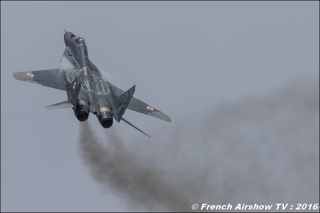 MiG-29 Fulcrum Polish Air Force ,Belgian Air Force Days 2016 , BAF DAYS 2016 , Belgian Defence , Florennes Air Base , Canon lens , airshow 2016