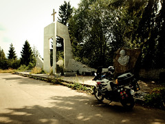 Memorial near Skolivs'kyi in Ukraine