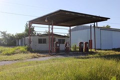 Abandoned Gas Station, Collinsville, Texas