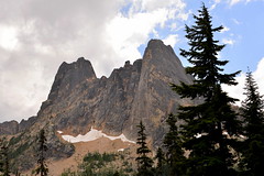 Early Winter Spires and Liberty Bell Mountain