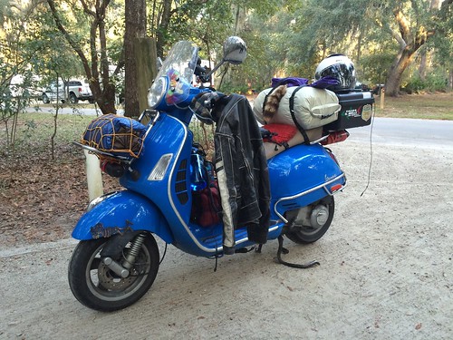Unofficial Modern Vespa Touring Summit of White Springs, FL. December 9-11, 2015.