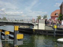 an der Drehbrücke in Malchow