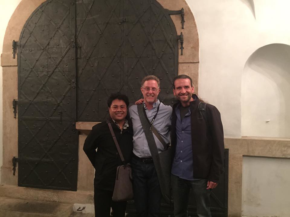 Marc Ramirez, Lloyd Goldstein, and Jason Heath in Prague
