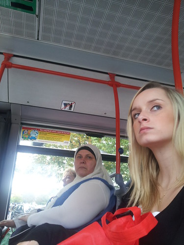 bus Naked teen voyeur
