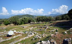 Thermon: Temple of Apollo and prehistoric settlement, from SE