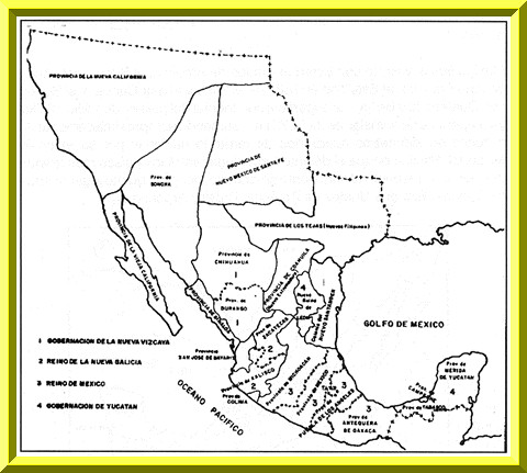 Division política territorial en la Nueva España. | En la ép… | Flickr