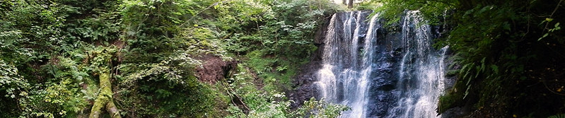 A waterfall on our 'Waterfalls Walk' in the Antrim Glens, Ireland, UK