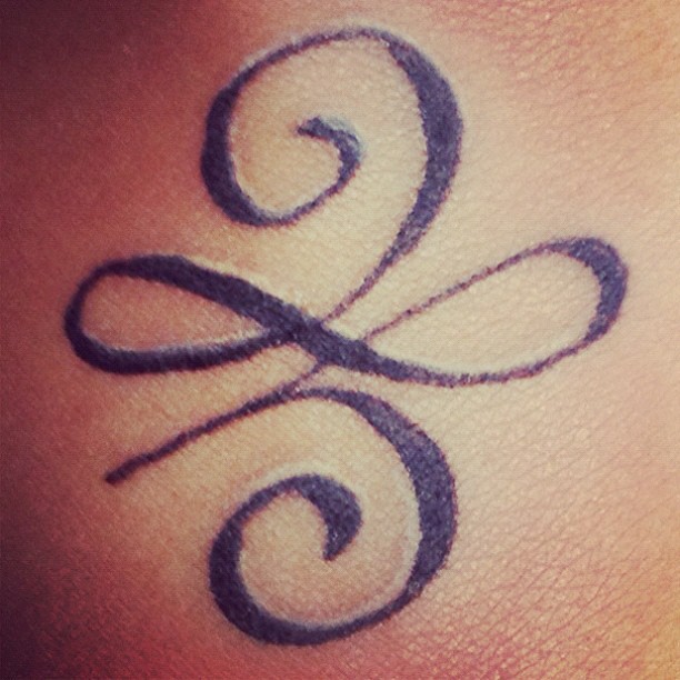 My new tattoo!! Symbol for "new beginnings" #tattoo #wrist 