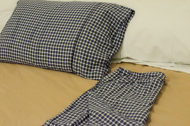 I made pyjama pants and a matching pillowcase.