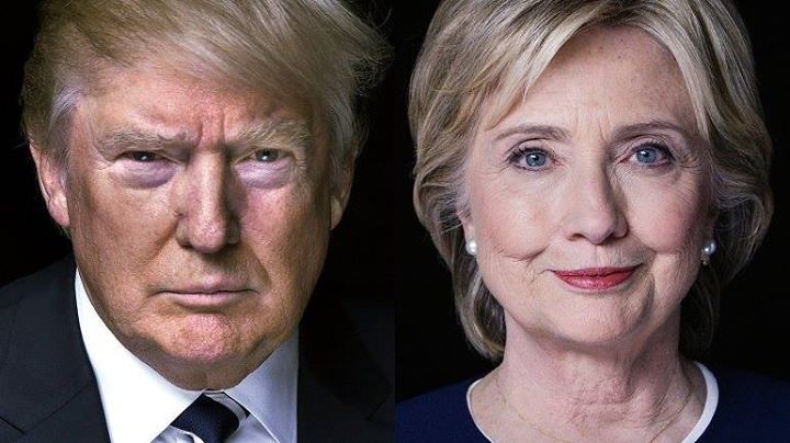Image result for trump clinton
