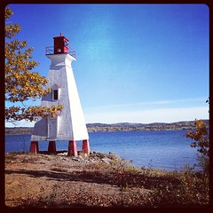 Oak Point Lighthouse.