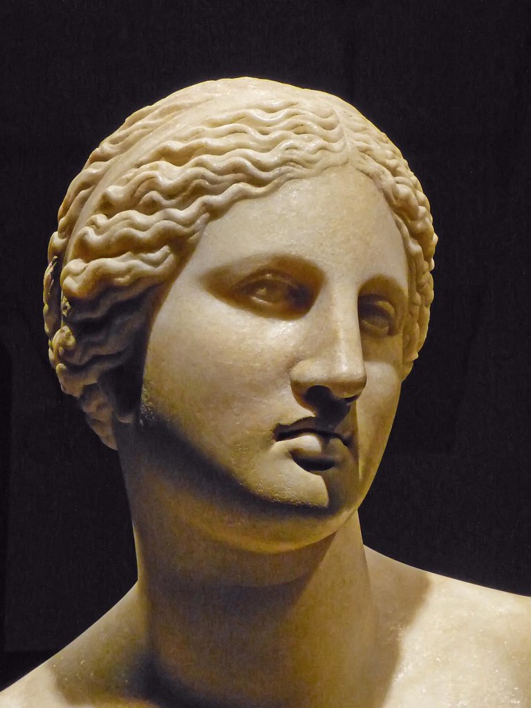 Bust of Aphrodite Roman copy of 360 BCE Greek original by
