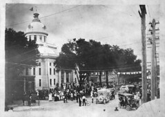 Parade celebrating the completion of the Old Polk County Courthouse: Bartow, Florida