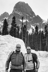 Zach and Terry at Washington Pass Overlook.  WA State Route 20, North Cascades National Park, WA.