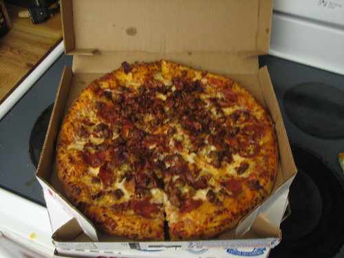 Dominos Hand Tossed | That's what you call a man's pizza the… | Flickr