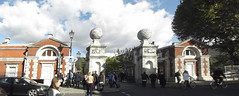 Old Royal Naval College Gates - King William Walk, Greenwich - panoramic