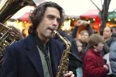 Saxophonist, Union Square Park, NYC