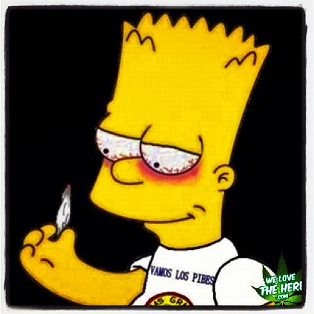 #Bart#Simpson#Stoned#High#Weed#Marijuana#4:20 | RockyPRking | Flickr