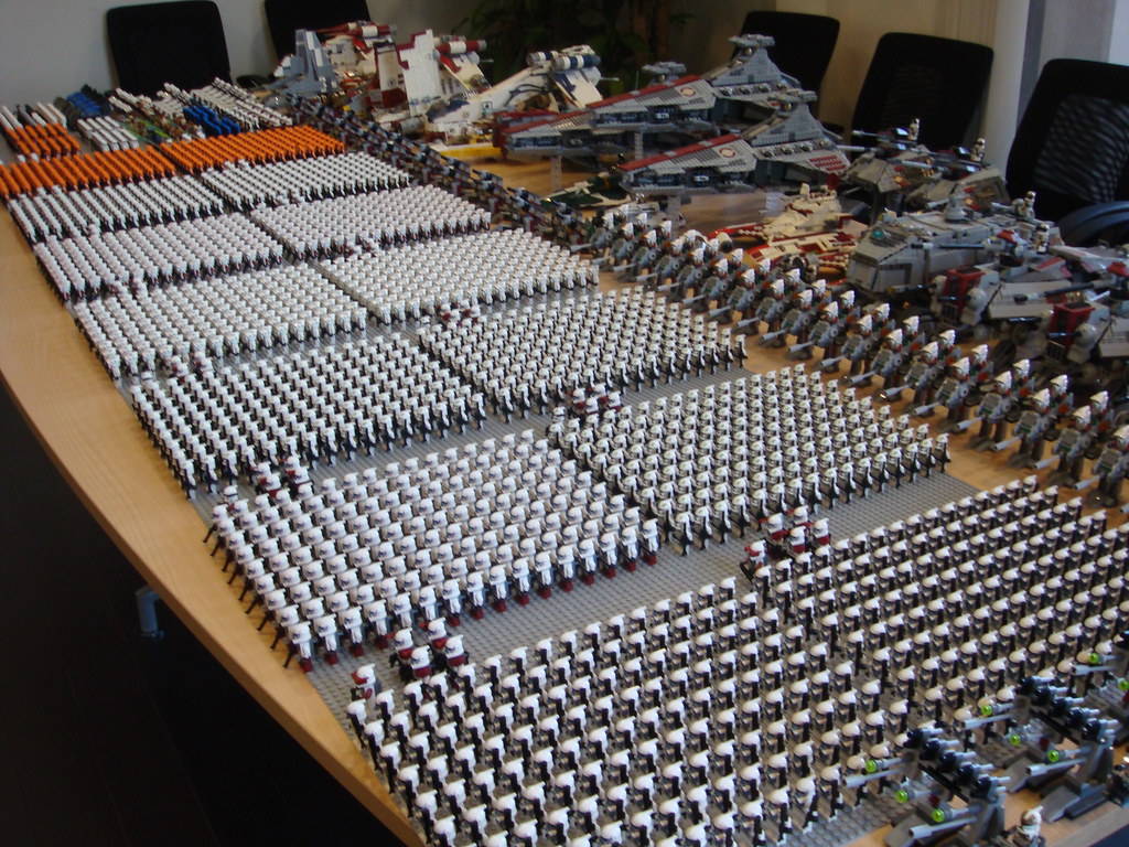 My New LEGO Clone Army (3) 2600 plus clones padawanks Flickr