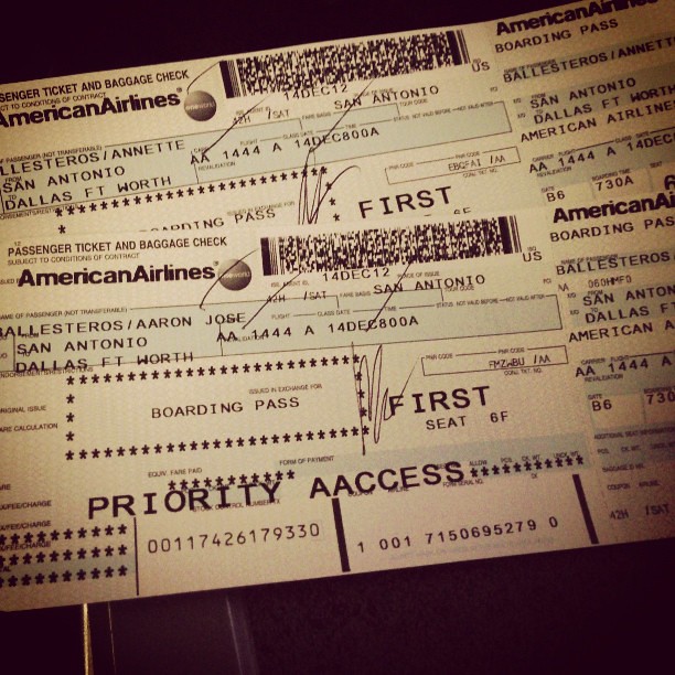 Plane tickets... #texas #dallas #yeahbuddy #planes #sleepy… | Flickr