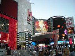 Planet Hollywood Miracle Mile Shops from strip