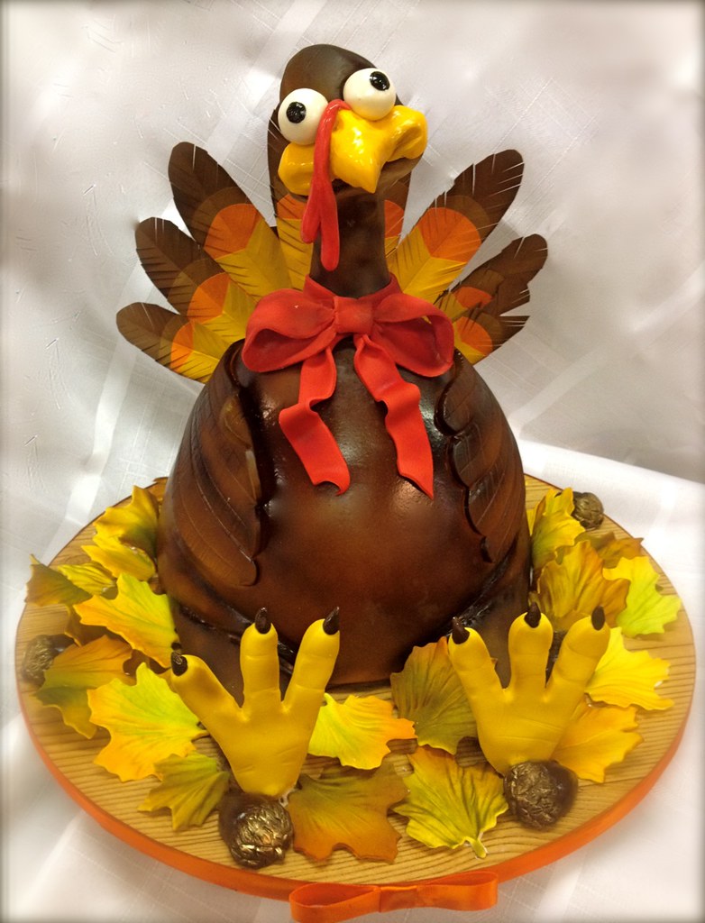 funny turkey cake 2012 | a reworking of my design from 2007 | Flickr