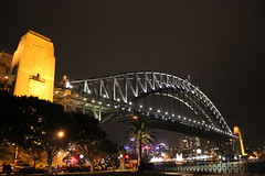Sydney Harbour Bridge at night, Sydney