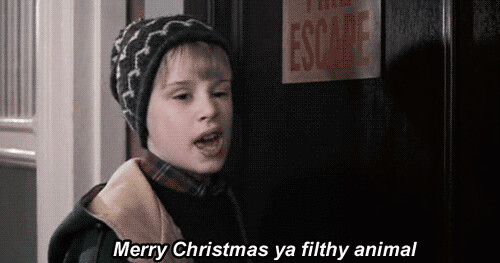 Home Alone ”Merry Christmas you filthy animal.” More Quotes at ...