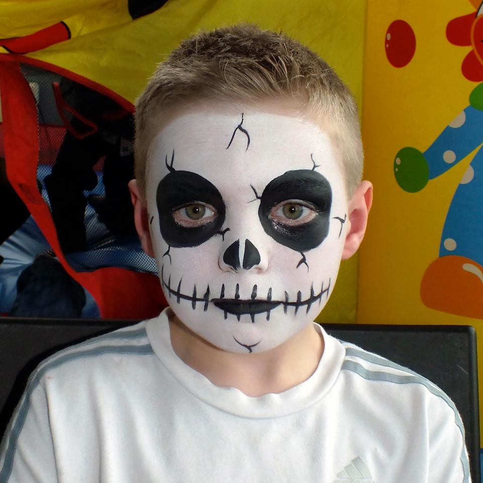 Skeleton Face Painting | Some of the faces i have painted ov… | Flickr