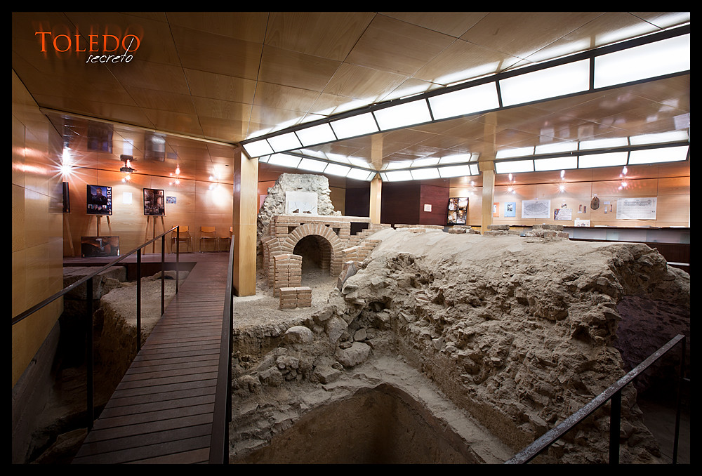 Restos arqueológicos de las Termas Romanas de Toledo. Foto: David Utrilla.