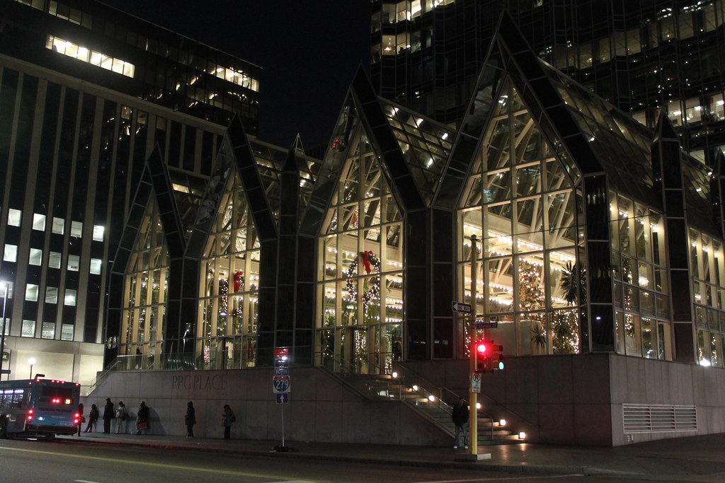 PPG Place Winter Garden  The modern but gothic-inspired 