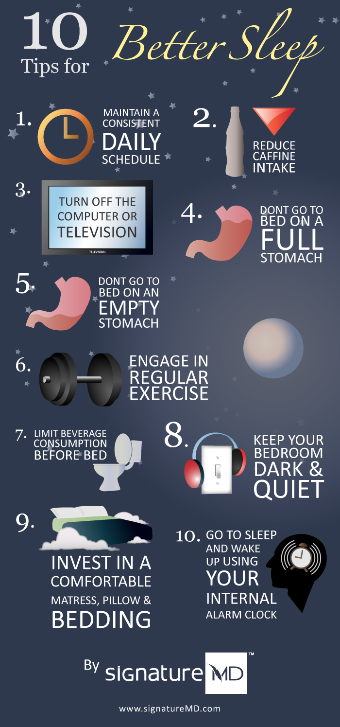 Tips for Better Sleep [Infographic] | ecogreenlove
