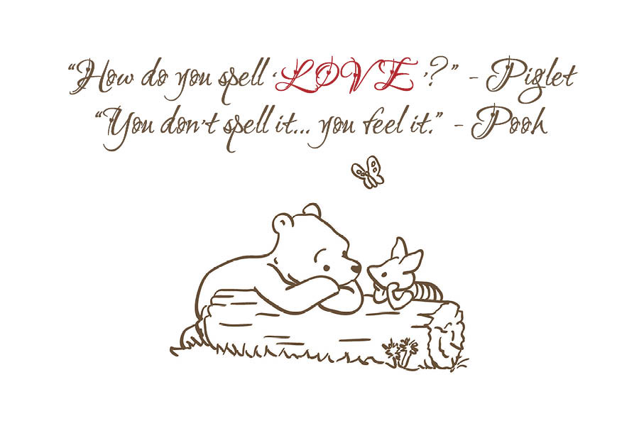 Love Quote Piglet Winnie The Pooh By Maddieandmarry