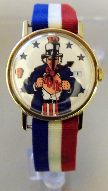 Vintage Uncle Sam "Vote" Novelty Manual-Wind Wat… | Flickr - Photo Sharing!