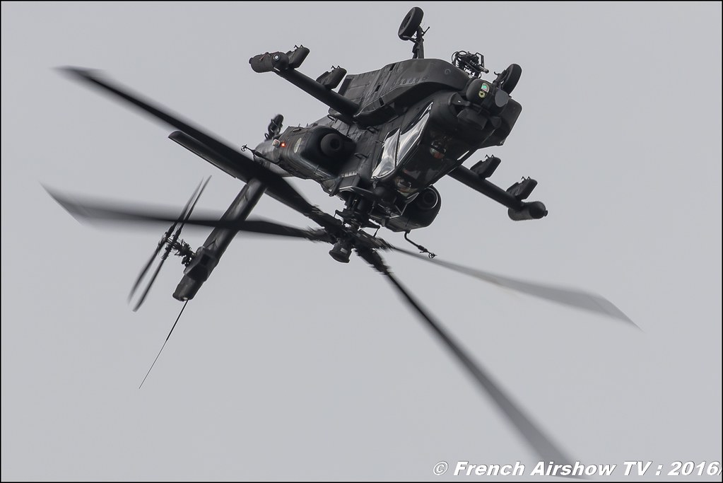 Apache Solo Display Team Royal Netherlands Air Force 2016 , 301 Squadron of the Defence Helicopter , AH-64D Apache NL ,Belgian Air Force Days 2016 , BAF DAYS 2016 , Belgian Defence , Florennes Air Base , Canon lens , airshow 2016