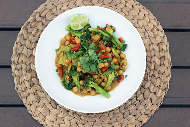 Spring Cleanse - Broccoli and Chickpea Curry - Gluten-free + Vegan