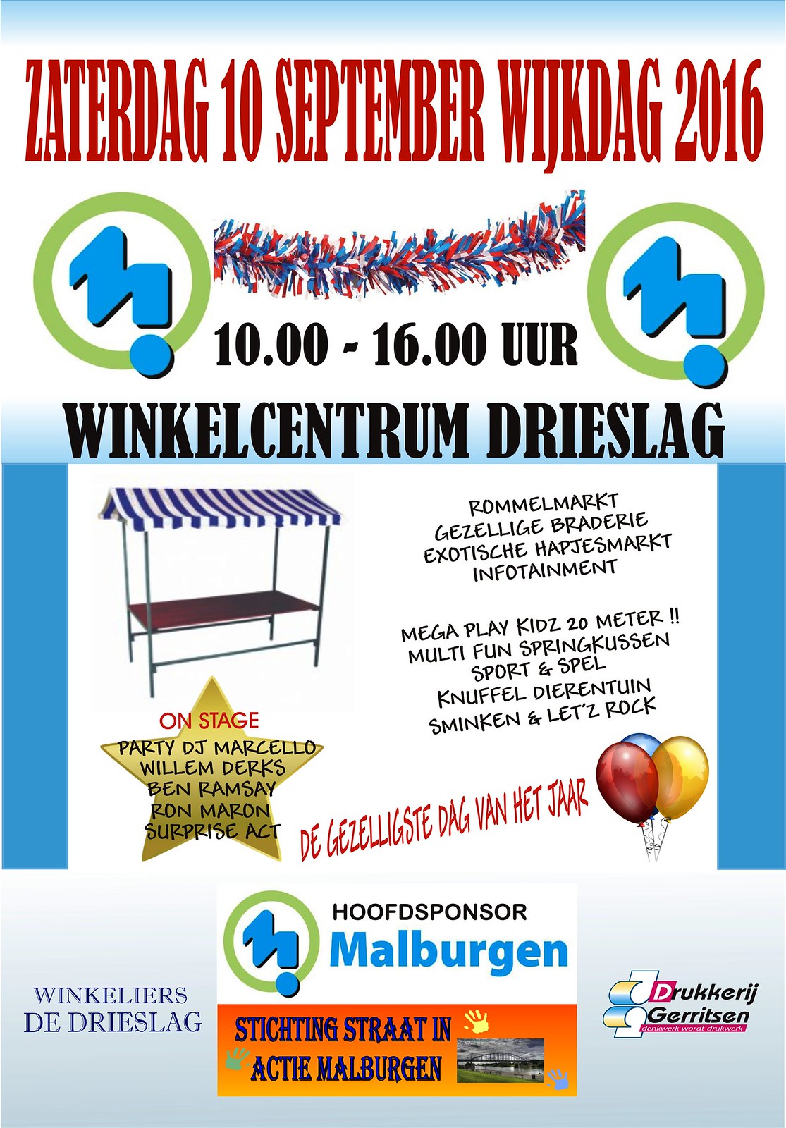 Poster Wijkdag 2016